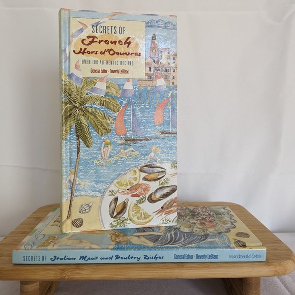 VTG "Secrets of" French & Italian Cookbooks - Picture 3 of 4
